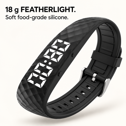 Smart Bracelet LED Digital Waterproof Smart Clock Smartband with Running Pedometer Monitor Smart Band Vibration Alarm Reminder